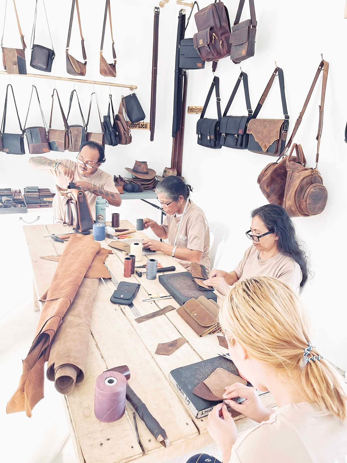 BUKIDNON leather craft.